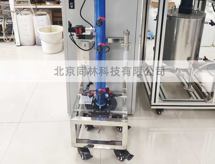臭氧小试装置 - 臭氧+UV 臭氧反应柱安装完毕