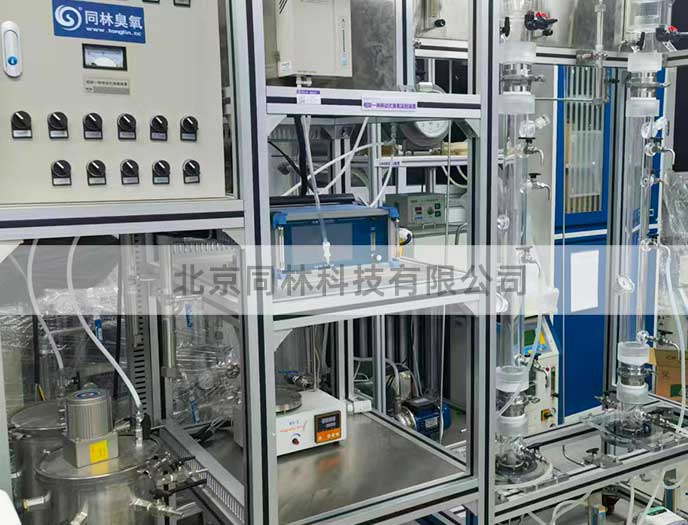 北京某高校双柱式臭氧高级催化氧化定制装置配套案例